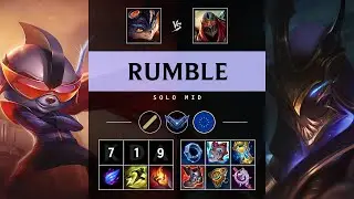 Rumble Mid vs Zed - EUW Diamond Patch 25.18