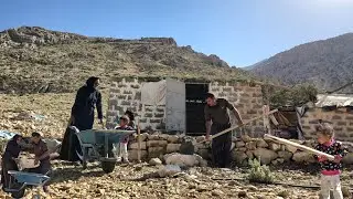 🛠️ Nomadic Life | The Challenge of Building a Stone Staircase in the Heart of the Mountain 🌿