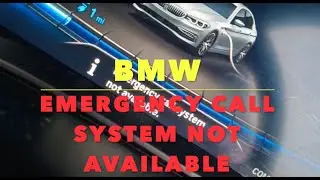 #BMW Emergency call system not available
