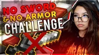 BEDWARS NO WEAPON/ARMOR CHALLENGE [facecam] w/ ValleyDew || Minecraft