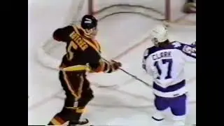 Wendel Clark Vs Garth Butcher Round 2 & 3. Feb 28, 1987