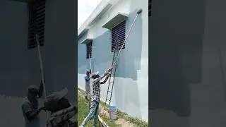 Jsw Aurus code No 4213 exterior paint applying #shorts #exteriorpainting