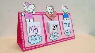 Origami Calendar | Easy Paper Crafts | paper desk calendar |5 minutes Crafts| Simple Craft  for kids