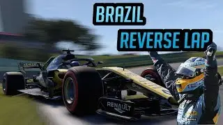 REVERSE LAP OF BRAZIL! F1 2018 Reverse Hot Laps