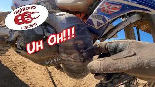Moto Vlog | RK Tek | Leading Edge Supplements | Bent 2 Stroke Pipe