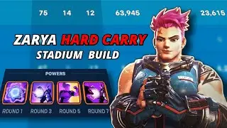 Max Damage Zarya Stadium Build || 94K Earnings, 75 Elims || Overwatch 2