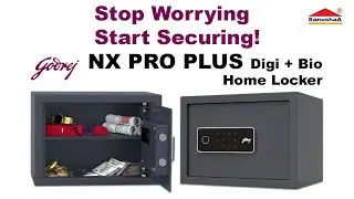 Godrej Digital Plus Biometric 15L Locker | Stop Worrying & Start Securing! | Jewellery and Cash Safe