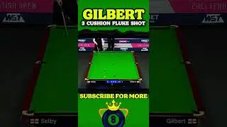 BILGERT&rsquo;S INSANE 3-CUSHION FLUKE! 🤯🎱🔥#snooker #shorts