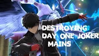 DESTROYING DAY ONE JOKER MAINS -SMASH ULTIMATE