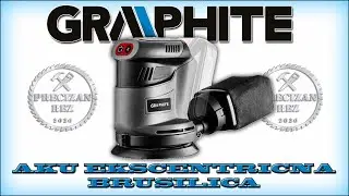 #12 GRAPHITE ECCENTRIC ORBITAL SANDER 18V  - GRAPHITE EKCENTRICNA BRUSILICA 18V - Precizan Rez