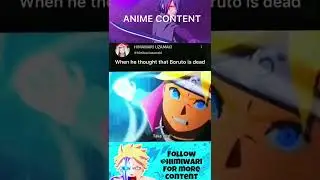 Bro forgot who&rsquo;s the Main Character 💀 #borutoepisode248 #boruto #funamushi credit-masashi Kishimoto