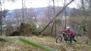 Hardtail fun round Hunters Quay