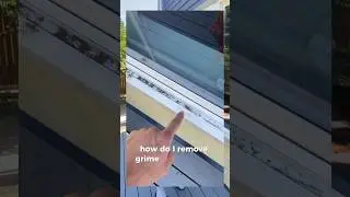 How to remove grime from your sills #shorts