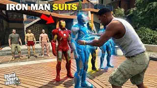 Franklin Tries To Become New Avenger By Stealing Iron Man's Suit in GTA 5 !| SHINCHAN GTA 5 VIDEO