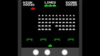 Simple Space Invader Game 2D Game using HTML and CSS  Free Source Code