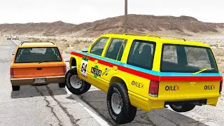 Loss of Control and Car Crashes in Traffic - BeamNG Drive | TornMetal