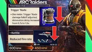 ARC Raiders NEW Update &mdash; Trigger Nade Nerf & Kettle Nerf + Lighting Exploit Fix #arcraiders