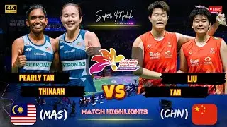 Fantastic match 🔴 Pearly Tan/Thinaah (MAS) vs Liu/Tan (CHN) Hong Kong Open Badminton 