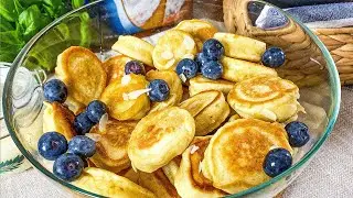 MINI FLUFFY PANCAKES Recipe | How to make fluffy pancakes | Tik Tok Pancake Cereal