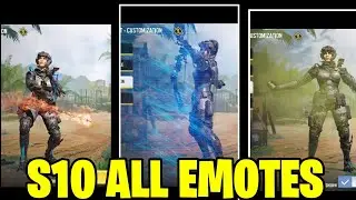 S10 all emotes codm
