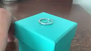 Tiffany Forever 2.2 mm diamond 1/2 eternity band offered at Bluechipjewelry size 5