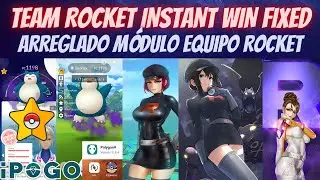🚨🆕🖤 Team Rocket Instant win fixed on Polygon, Pokemod Hal and iPOGO | Arreglado m&oacute;dulo Equipo Rocket