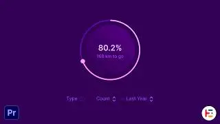 Create a Circular Progress Bar in Premiere Pro | Animated Percentage Counter