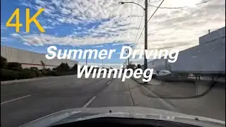 4K 60fps Summer Driving St. James to Kenaston Blvd Winnipeg Manitoba