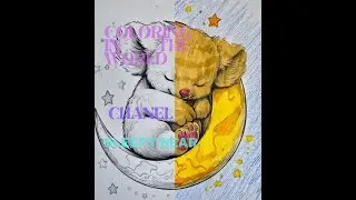 Sleepy Bear on the Crescent Moon &ndash; Coloring for Kids 🌙🐻💤