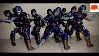 ZOMBIE COBRA TROOPER INFECTED INFANTRY GI Joe Classified Series CUSTOM KITBASH Action Figure Review