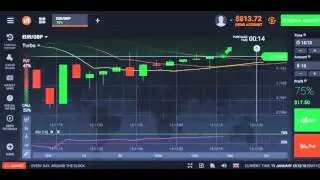 Binary Forex broker. Turbo option. Demo trade EUR/GBP 16