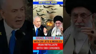 Israel Air Attack on Iran | Iran Launches Revenge Attack On Israel
