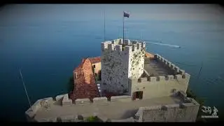 Wedding drone castello di Duino.