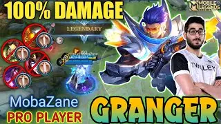 89% WINRATE , DEADLY MARKSMAN JUNGLER by MobaZane , Top Global Granger Gameplay - Mobile Legends