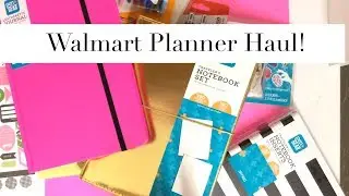 NEW Walmart Planner Supply Haul! Back to School!