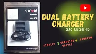 dual battery charger for sjcam । charging problem solved