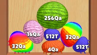 Blob Merge 3D - Rubber Balls Satisfying ASMR Gameplay | ( Cube Arena 2048 )