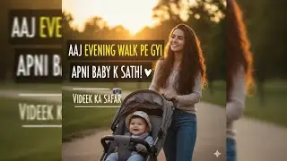 Vlog 29 | Aaj Evening Walk pe gyi apni baby k sath 😍 | My Evening Routine 😍#shorts #viralvideo #reel