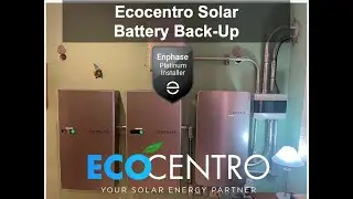 Another solar battery back-up system installation by Ecocentro