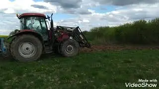 Wiosenna orka 2020 pod proso |Case maxxum 115 + Lemken Europal 6x