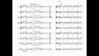 Weait 1311 Three Movements for 2 oboes, 2 English horns, 3 bassoons & contrabassoon (7’52)