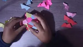 Elaboración de Icosaedro - Laboratorio de matemática