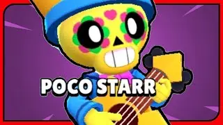 ✅Поко старс скин НОВЫЙ СКИН ПОКО СТАРР POCO STARR Brawl Stars