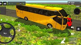 Coach Bus Simulator India Off Road Driving Bus Game Simulator 2025 Android Gameplay Video Part #1