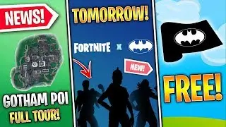Batman FREE Rewards, Batman Bundle, Dusty Rift Zone ACTIVATED, Gotham City Gameplay! (Fortnite News)