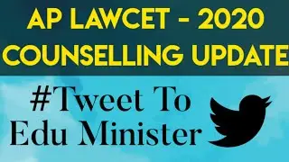 AP LAWCET-2020 COUNSELLING UPDATE| BY KRISHNA'S TUTORIALS ||