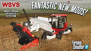 SUPER COOL (WSVS) WIDE SPAN VEHICLE SYSTEM!! | FS22 | NEW MODS!