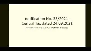 #RULE 89(1A) of CGST Rules 2017#Amendment#Gst Rules#