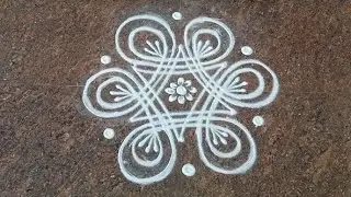 Beautiful rangoli kolam/ ஆனி மாதம் ஸ்பெஷல் ரங்கோலி கோலம்/ festival special rangoli kolam