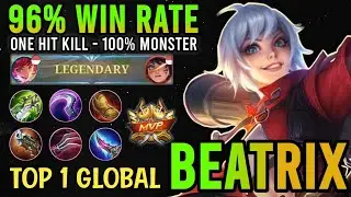 Beatrix Best Build And Emblem 2022!! 96% Win Rate Beatrix Top 1 Global - Mobile Legends